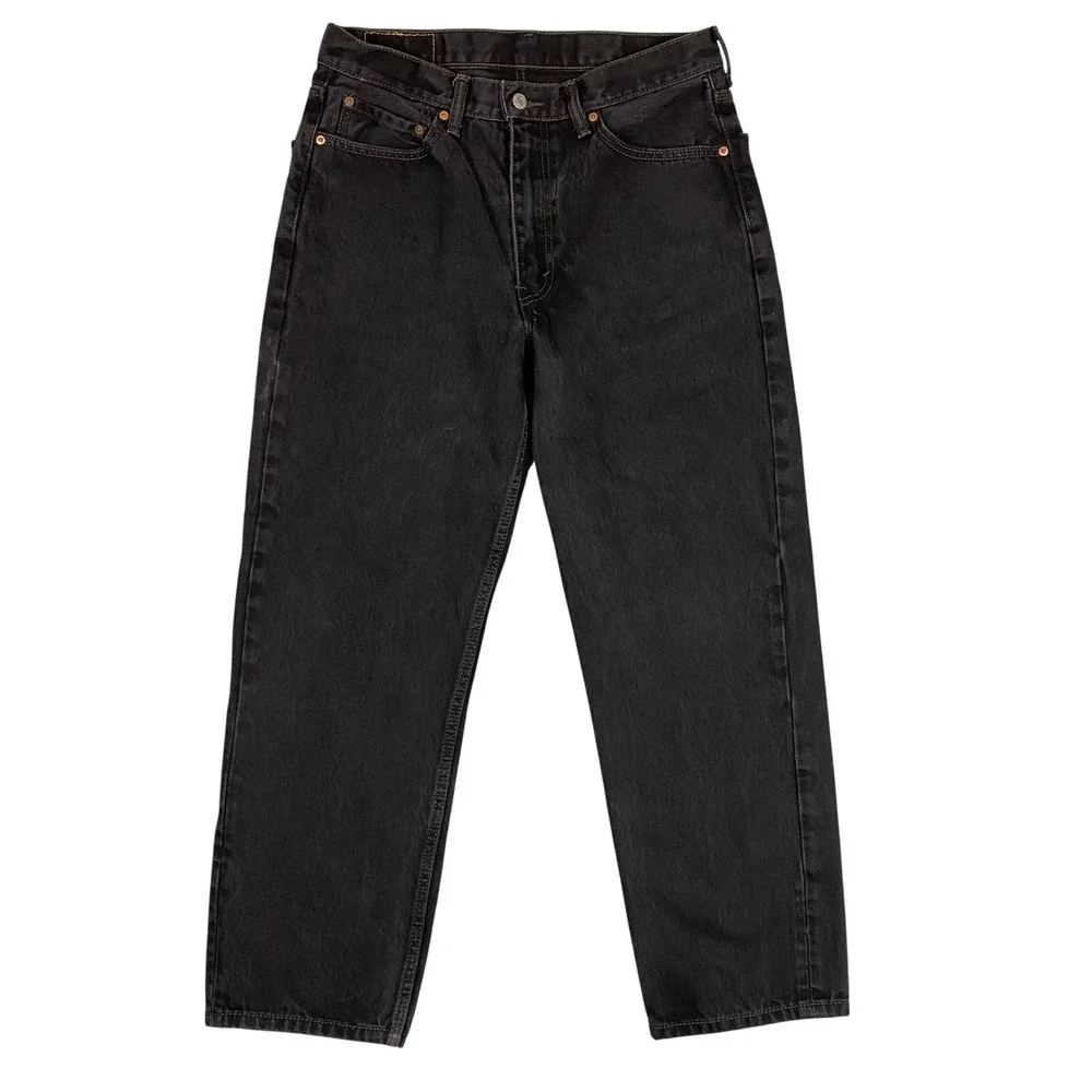 Levis 550 Relaxed Fit Tapered Leg‎ Denim Jeans Mens 34x30 Faded Black